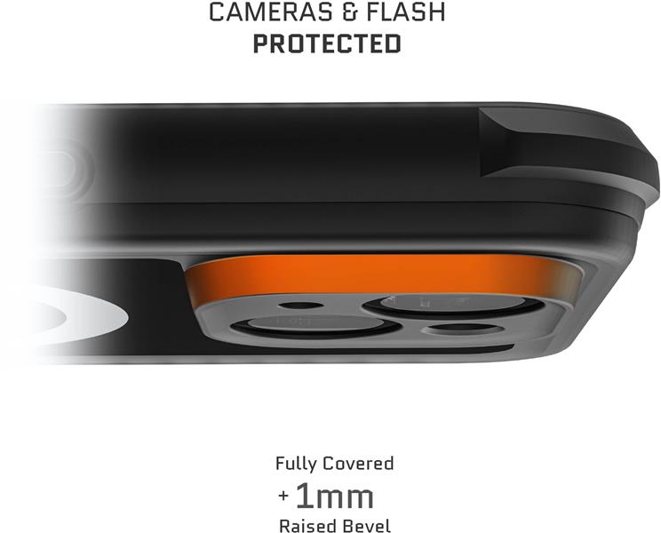 Ghostek Nautical Waterproof MagSafe Case Belt Swivel Holster Apple iPhone 15 Black