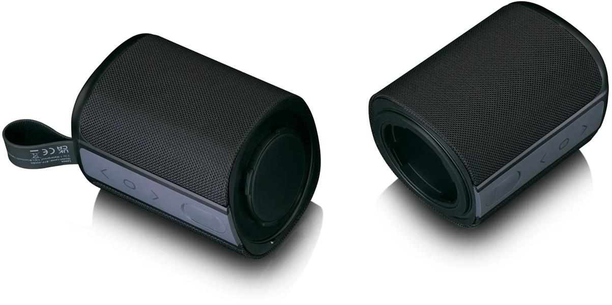  Lenco 2-in-1 Stereo Bluetooth Speaker Black