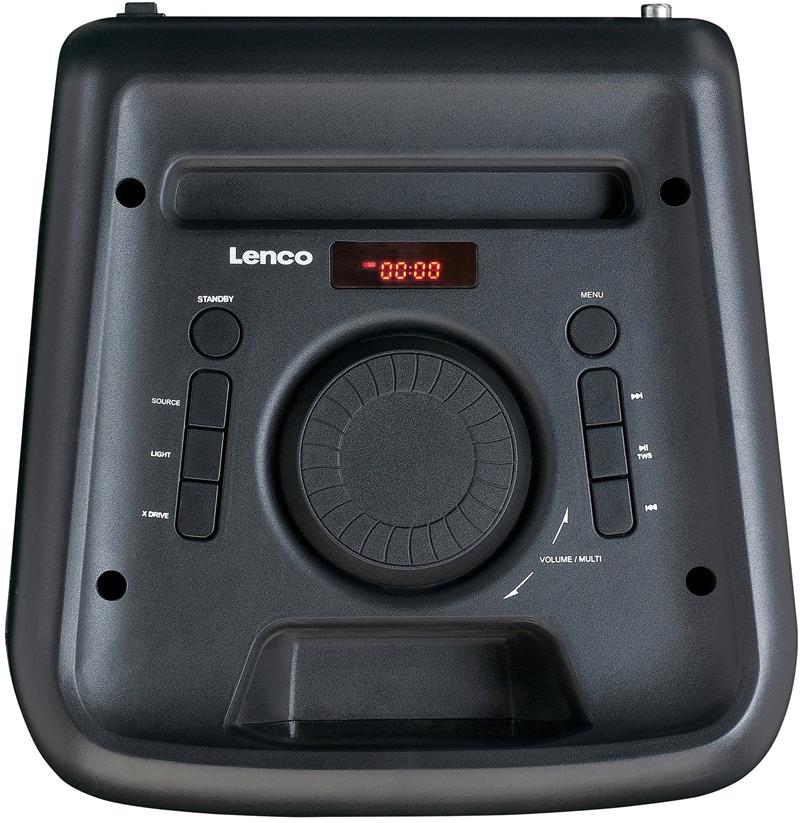  Lenco Bluetooth Party Speaker Remote Black