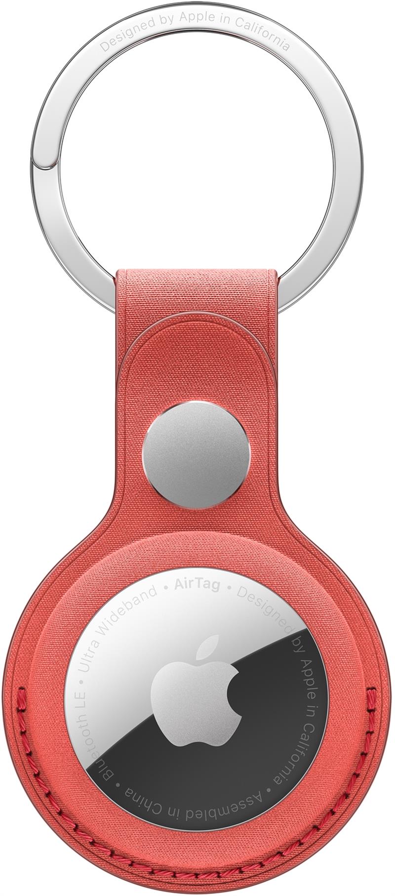  Apple Airtag FineWoven Key Ring Coral