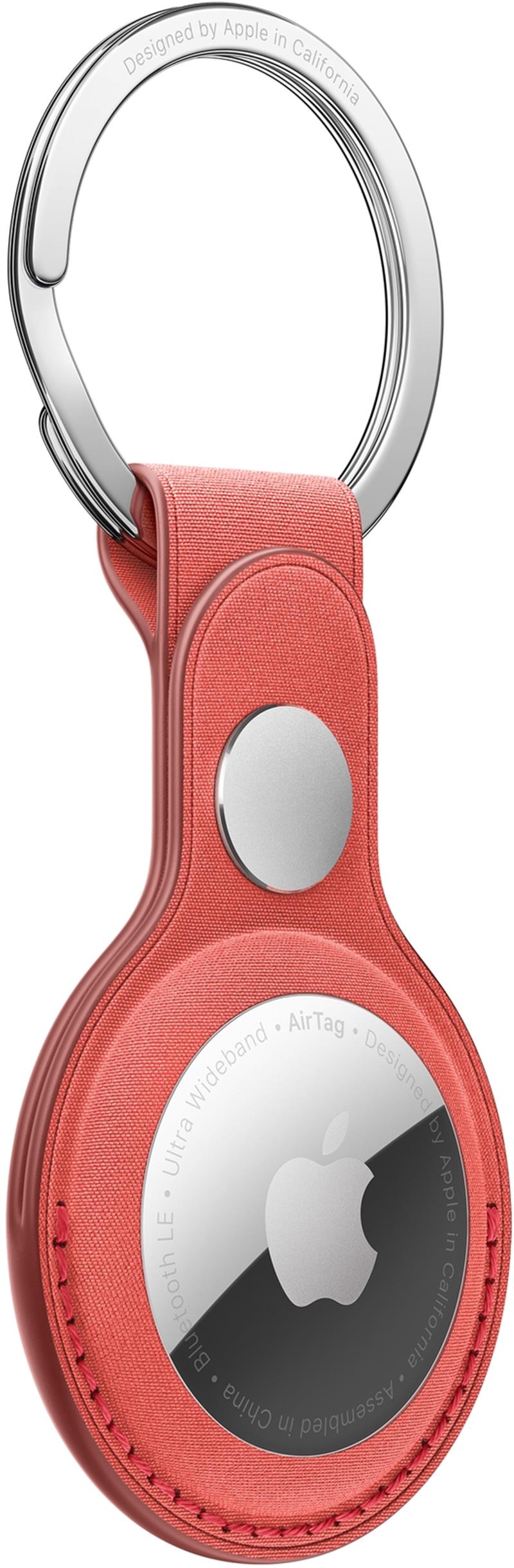  Apple Airtag FineWoven Key Ring Coral