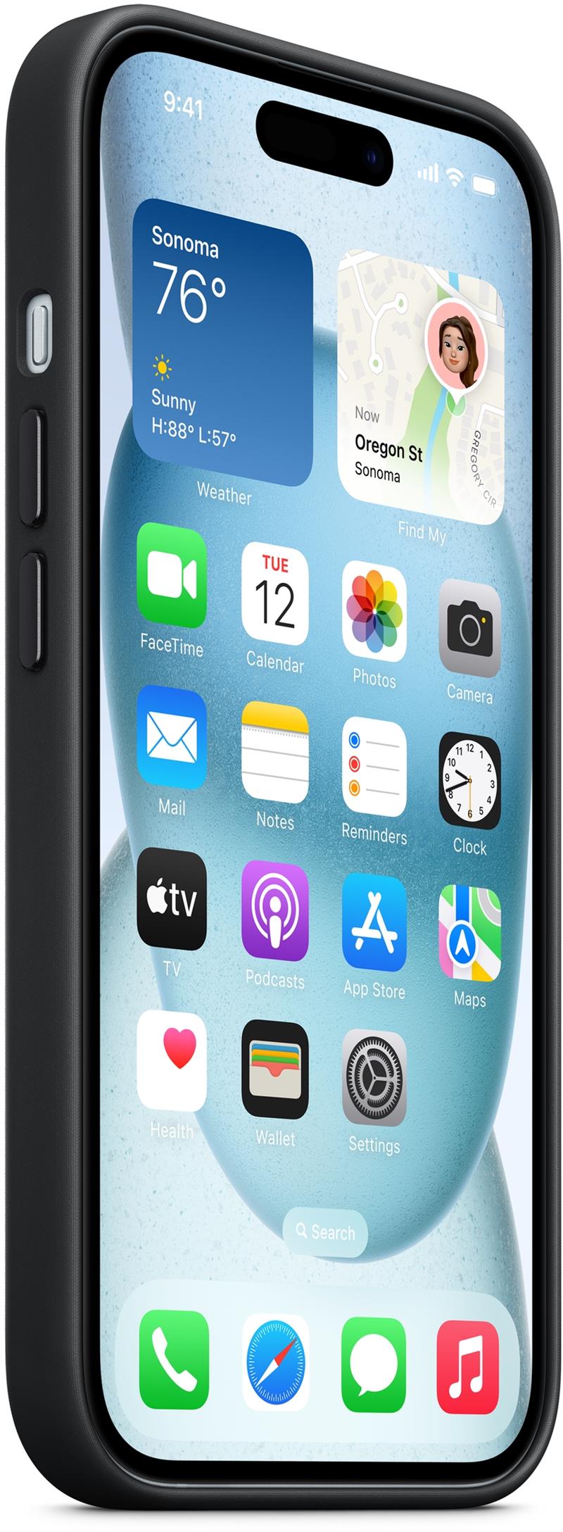 APPLE iPhone 15 FW Case MgS Black