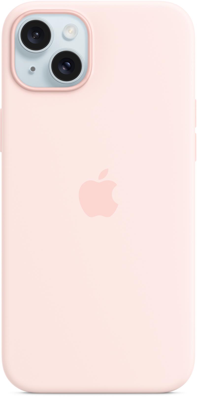 APPLE iPhone 15 Sil Case MgS Light Pink