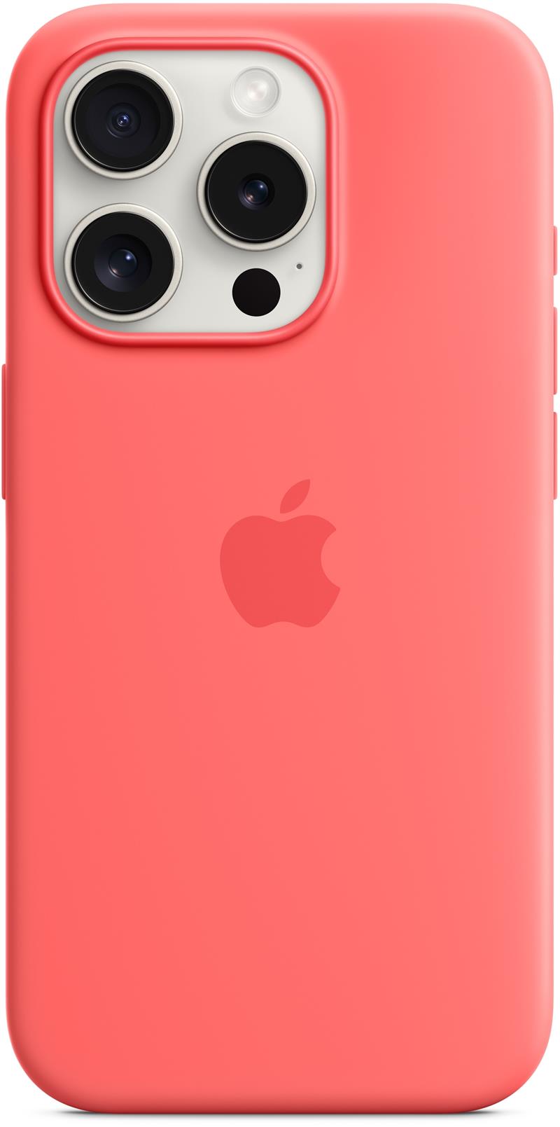 APPLE iPhone 15Pro Sil Case MagS Guava