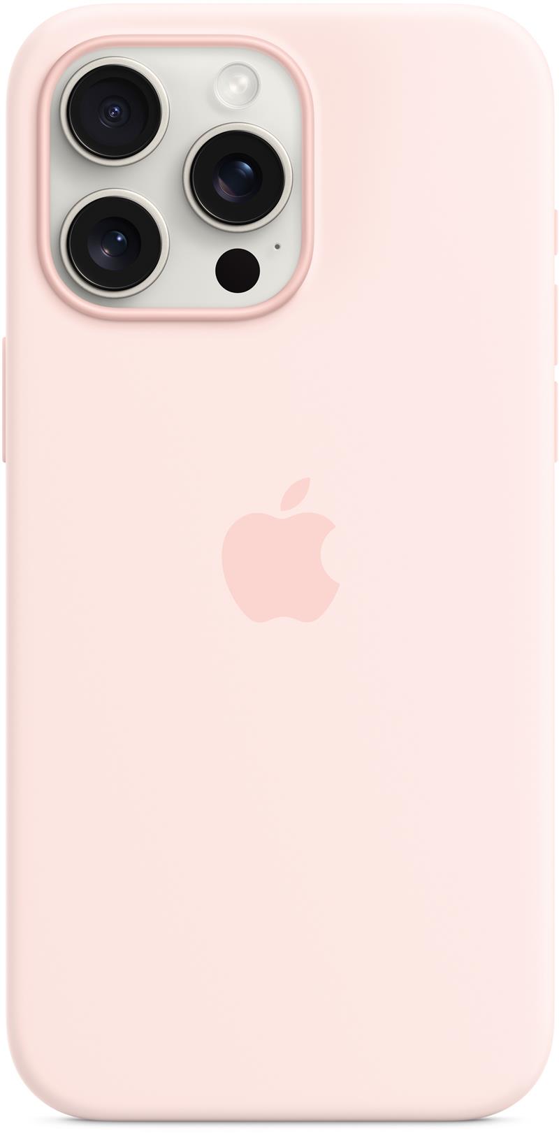  Apple Silicone Case with MagSafe iPhone 15 Pro Max Light Pink