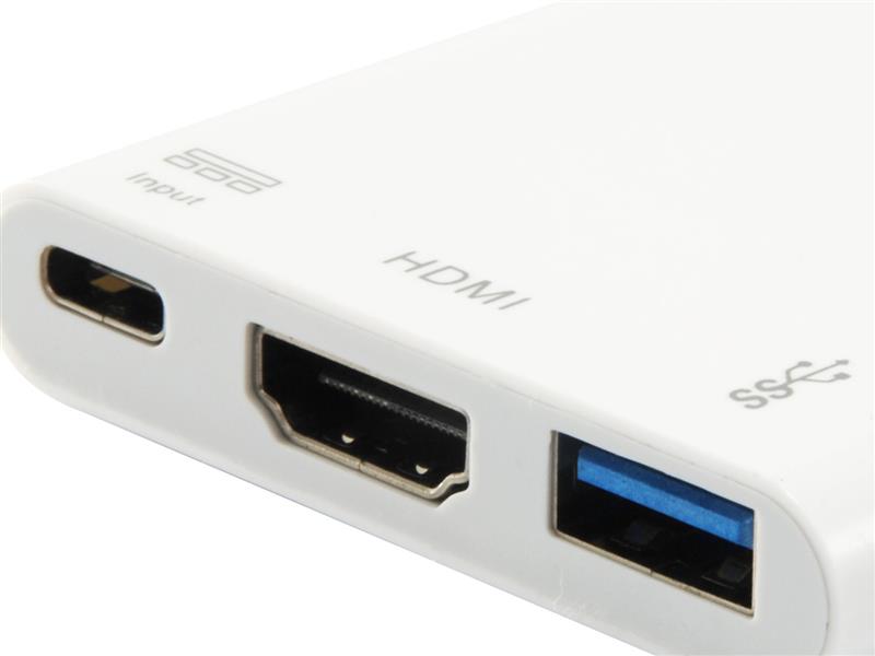 Equip 133461 interface hub USB 3.2 Gen 1 (3.1 Gen 1) Type-C Wit