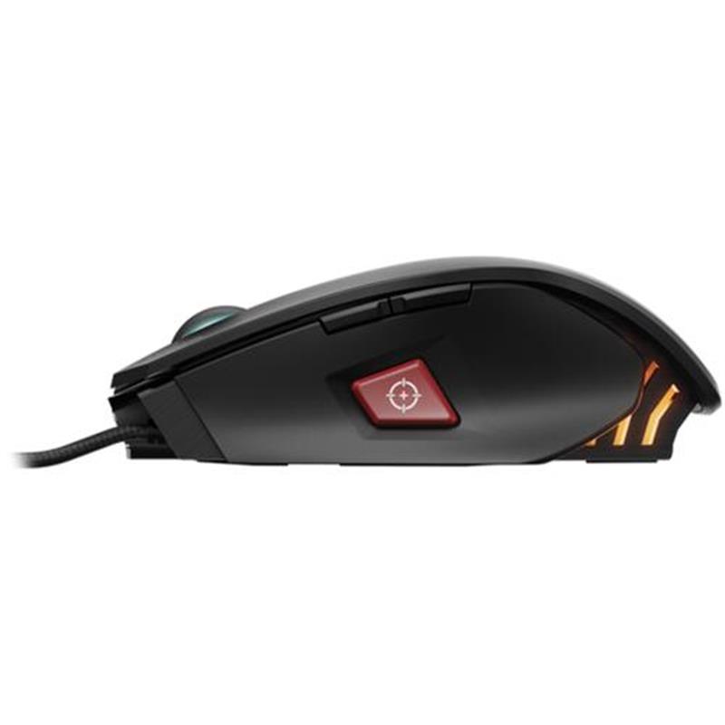 Corsair M65 PRO RGB FPS muis USB Type-A Optisch 12000 DPI Rechtshandig