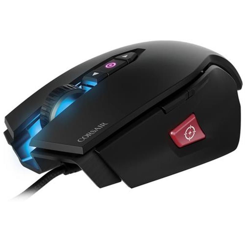 Corsair M65 PRO RGB FPS muis USB Type-A Optisch 12000 DPI Rechtshandig