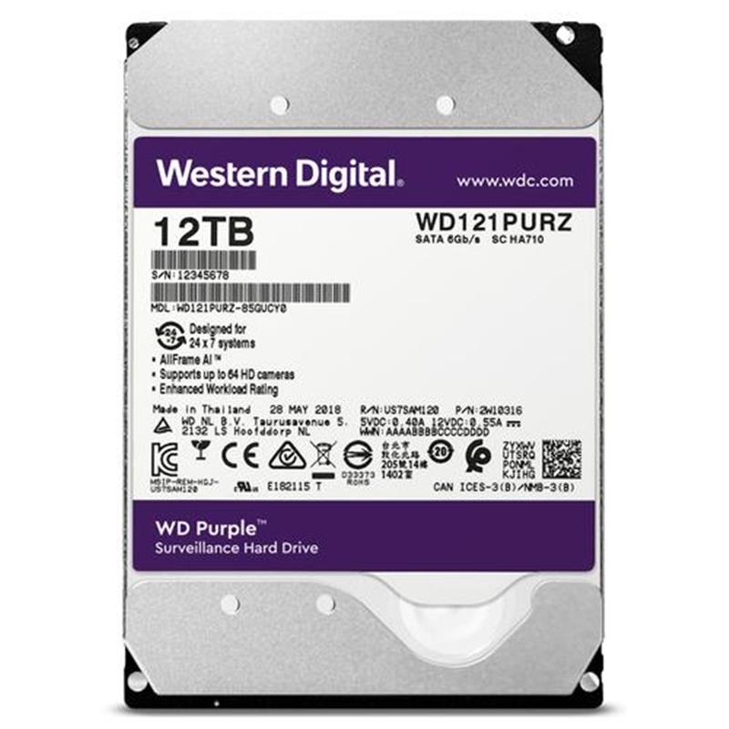 Western Digital Purple 3 5 12000 GB SATA III