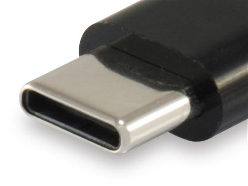 Equip 133472 tussenstuk voor kabels USB C Micro USB B Zwart