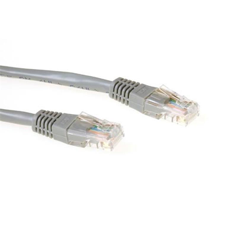 ACT IB6052 netwerkkabel Grijs 0,25 m Cat5e U/UTP (UTP)