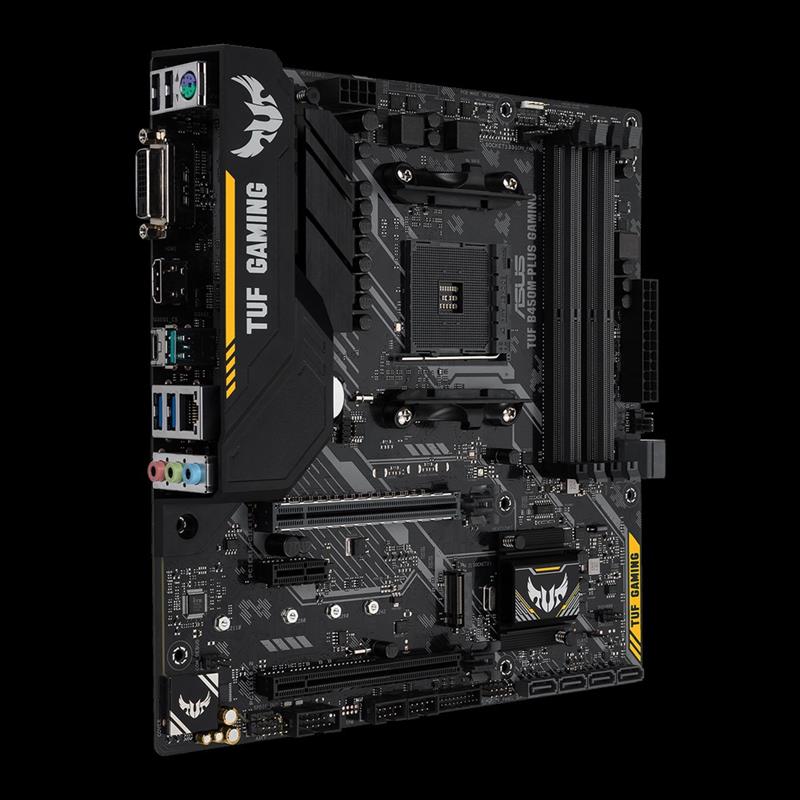 ASUS TUF B450M-PLUS GAMING moederbord Socket AM4 Micro ATX AMD B450