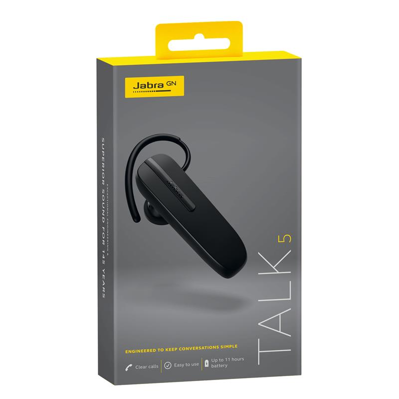 Jabra Talk 5 Headset In-ear Micro-USB Bluetooth Zwart