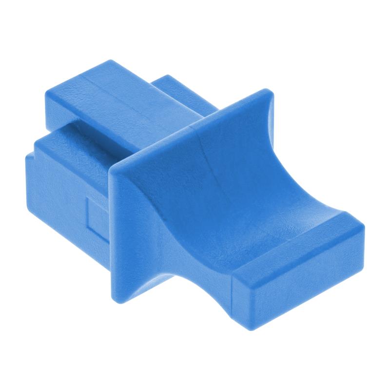 InLine Dust Cover for RJ45 socket blue 100 pcs Pack