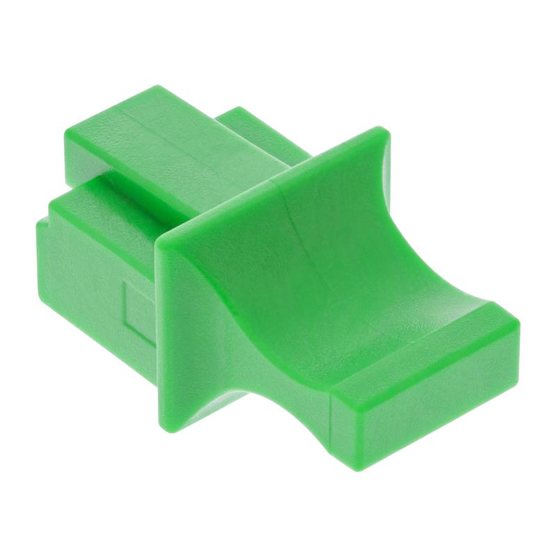 InLine Dust Cover for RJ45 socket green 100 pcs Pack