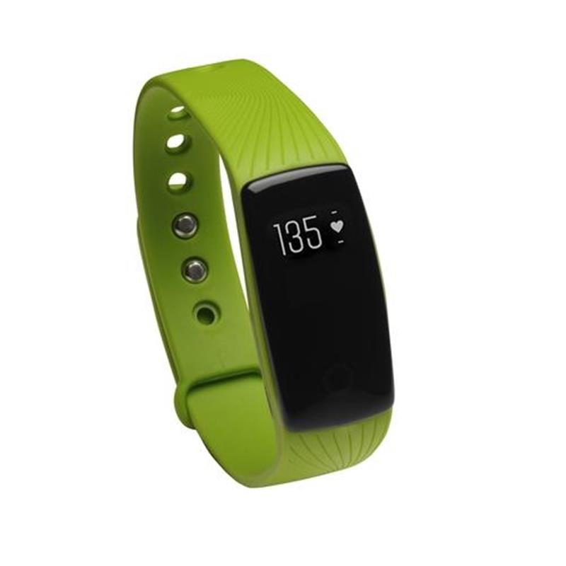 Denver BFH-12GREEN OLED Polsband activiteitentracker 1 24 cm 0 49 Zwart Limoen