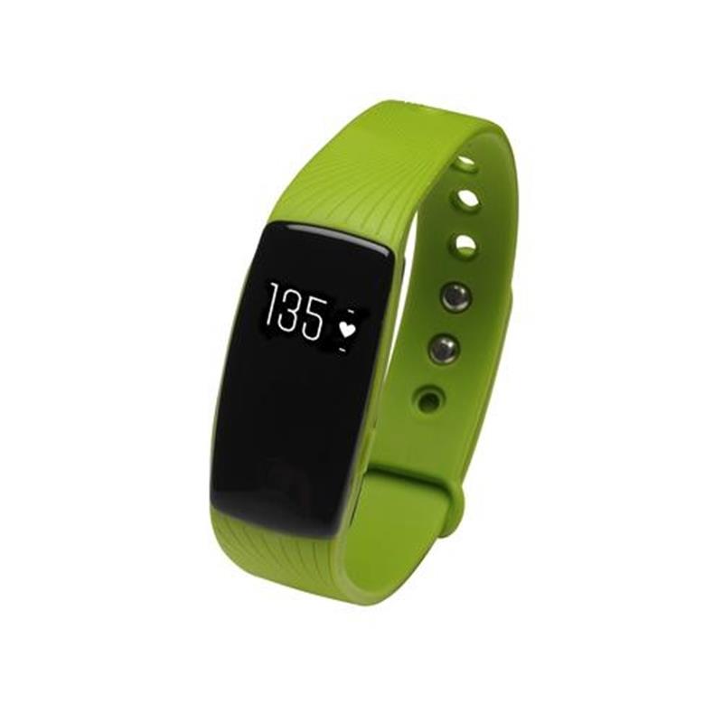 Denver BFH-12GREEN OLED Polsband activiteitentracker 1 24 cm 0 49 Zwart Limoen