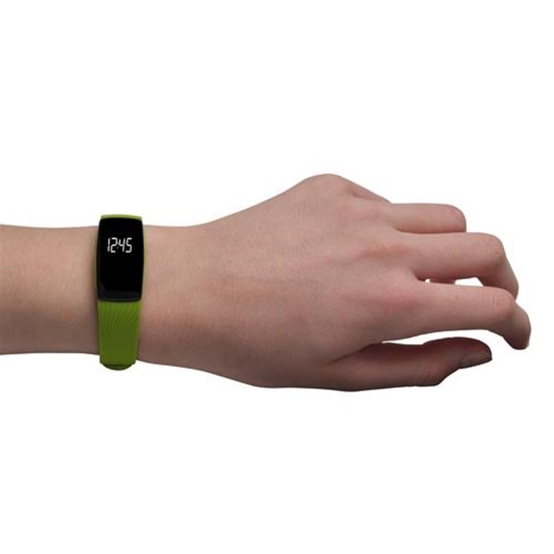 Denver BFH-12GREEN OLED Polsband activiteitentracker 1 24 cm 0 49 Zwart Limoen