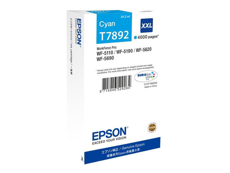 Epson Ink Cartridge XXL Cyan