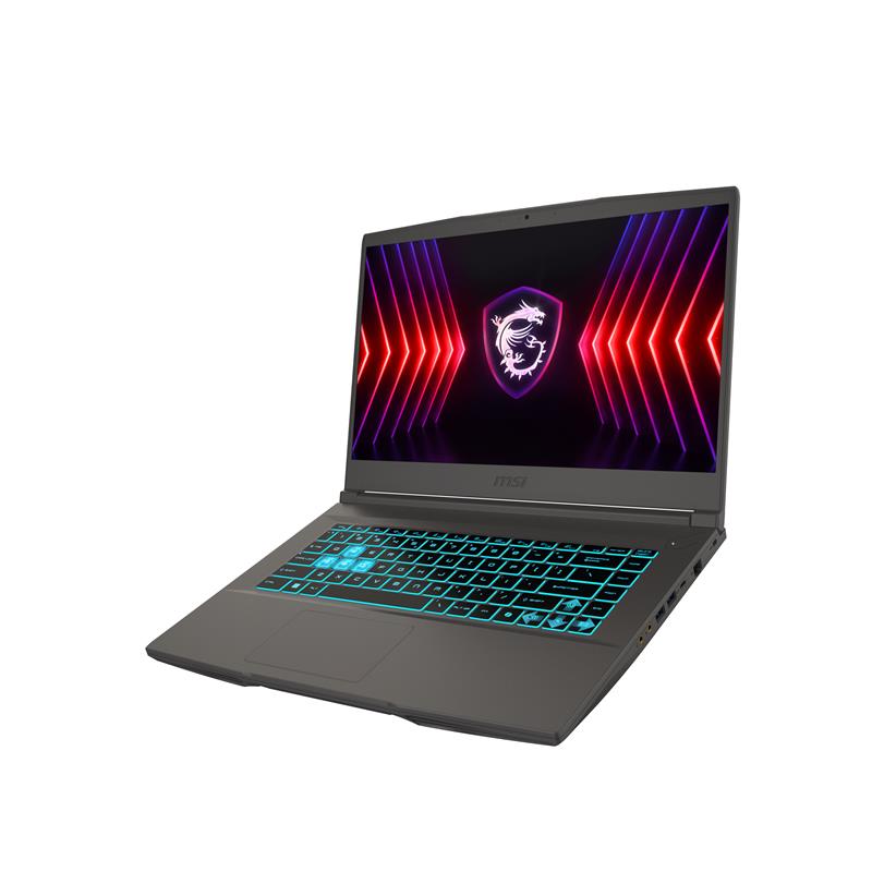 MSI Thin A15 B7VE-002NL AMD Ryzen™ 7 7735HS Laptop 39,6 cm (15.6"") Full HD 16 GB DDR5-SDRAM 512 GB SSD NVIDIA GeForce RTX 4050 Wi-Fi 6E (802.11ax) Wi