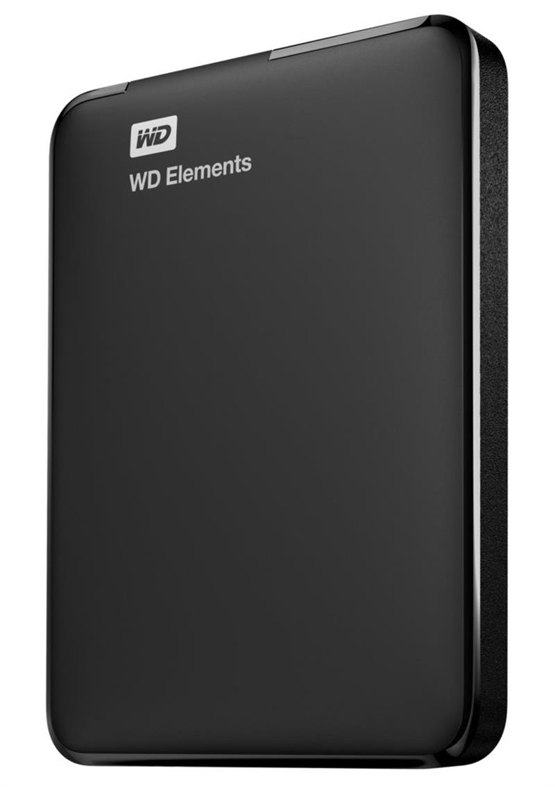 Western Digital Elements SE Black External HDD 2TB 2 5 USB3 1 Gen1 5400RPM