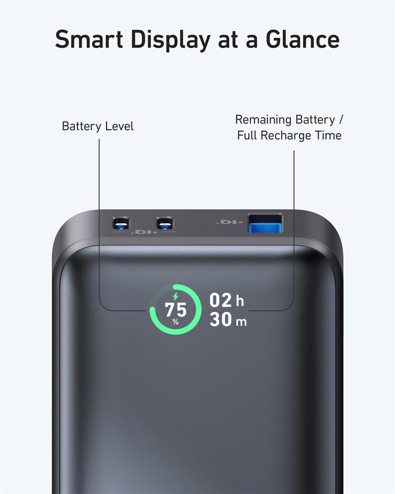 Anker 533 Power Bank (PowerCore 30W) Lithium 10000 mAh Zwart