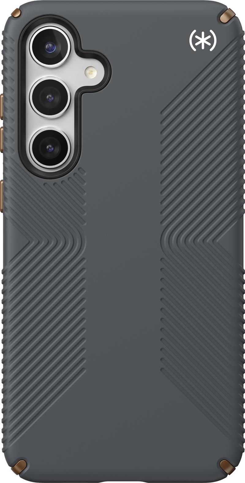 Speck Presidio2 Grip Samsung Galaxy S24 Plus Charcoal Grey - with Microban