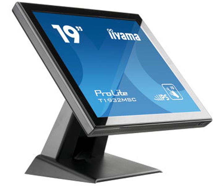 iiyama ProLite T1932MSC-B5X touch screen-monitor 48,3 cm (19"") 1280 x 1024 Pixels Zwart Multi-touch Tafelblad