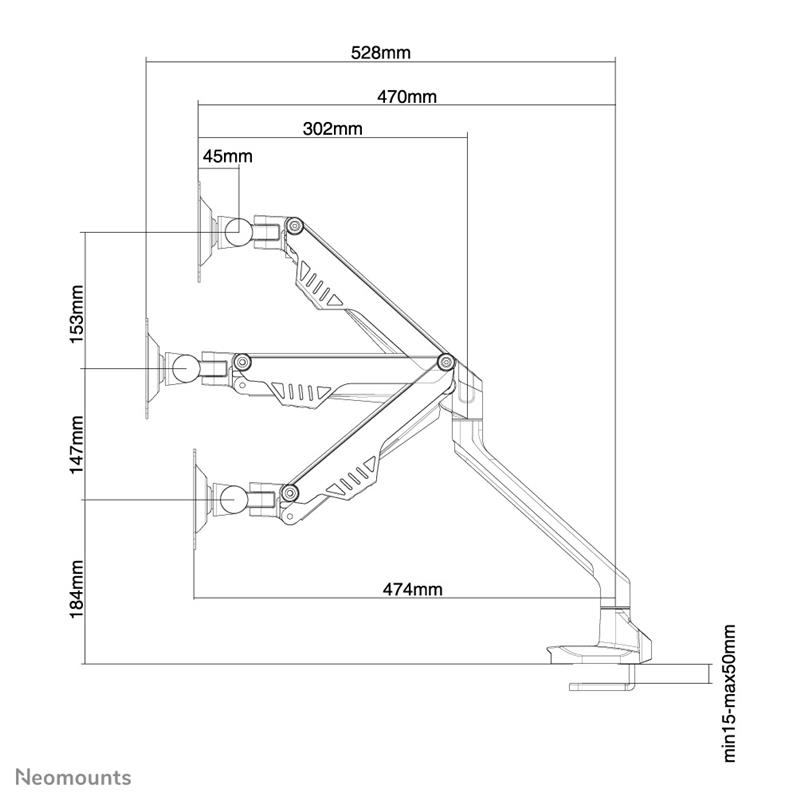 Neomounts monitorarm