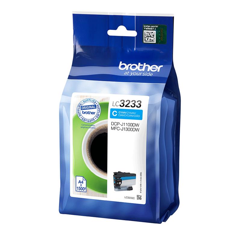 Brother LC-3233C inktcartridge Origineel Cyaan 1 stuk(s)