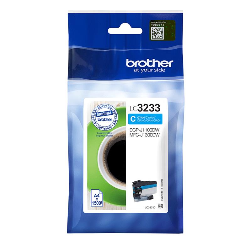 Brother LC-3233C inktcartridge Origineel Cyaan 1 stuk(s)