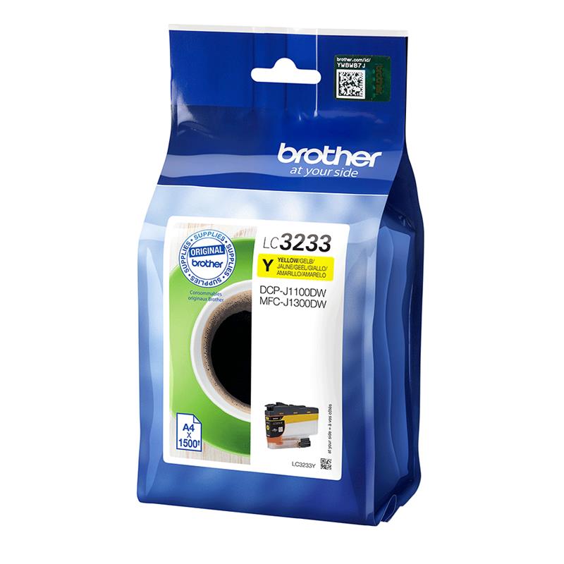 Brother LC-3233Y inktcartridge Origineel Geel 1 stuk(s)