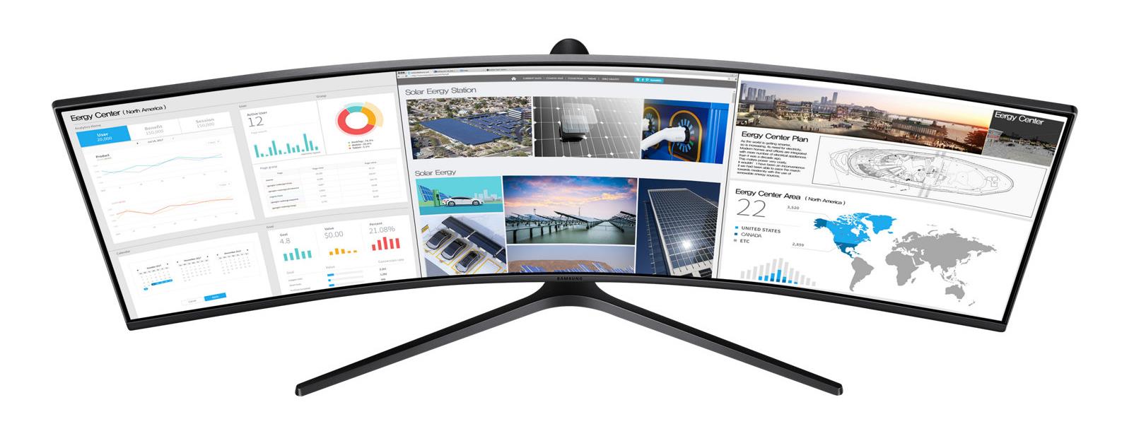 Samsung Curved Ultra-Wide Monitor 49 inch LC49J890DKU