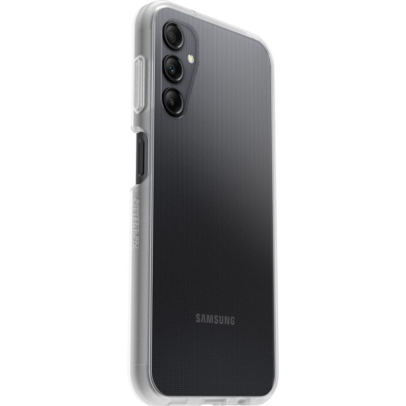 OtterBox React-hoesje voor Galaxy A14, schokbestendig, valbestendig, ultradun, beschermende, getest volgens militaire standaard, Antimicrobieel, Clear