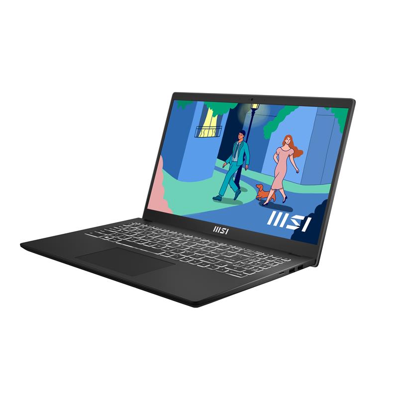 MSI Modern 15 B7M-047NL 7530U Notebook 39,6 cm (15.6"") Full HD AMD Ryzen™ 5 8 GB DDR4-SDRAM 512 GB SSD Wi-Fi 6E (802.11ax) Windows 11 Zwart