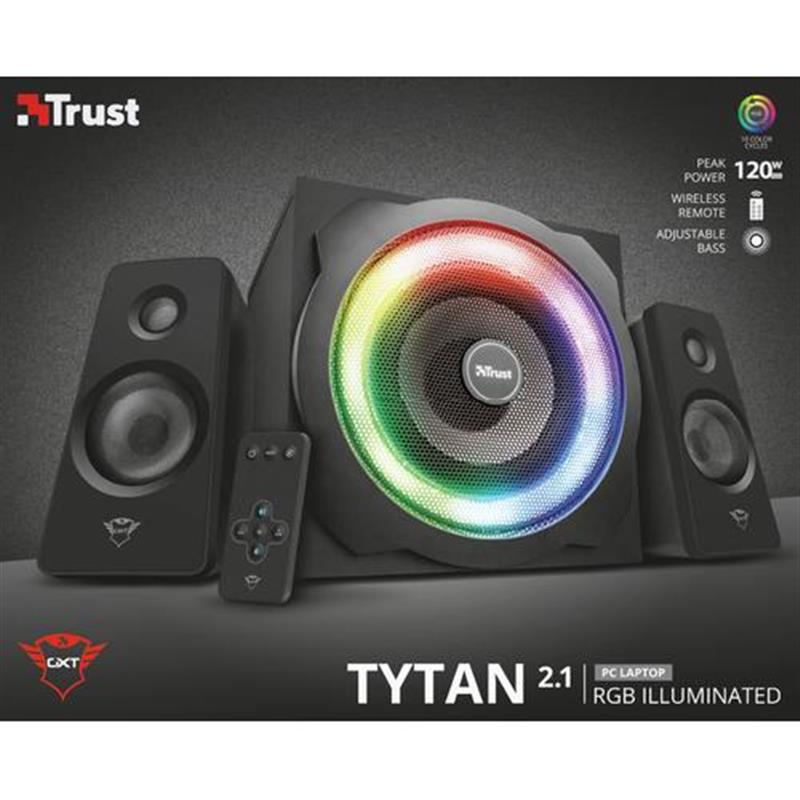 Trust GXT 629 Tytan 2.1 kanalen 60 W Zwart