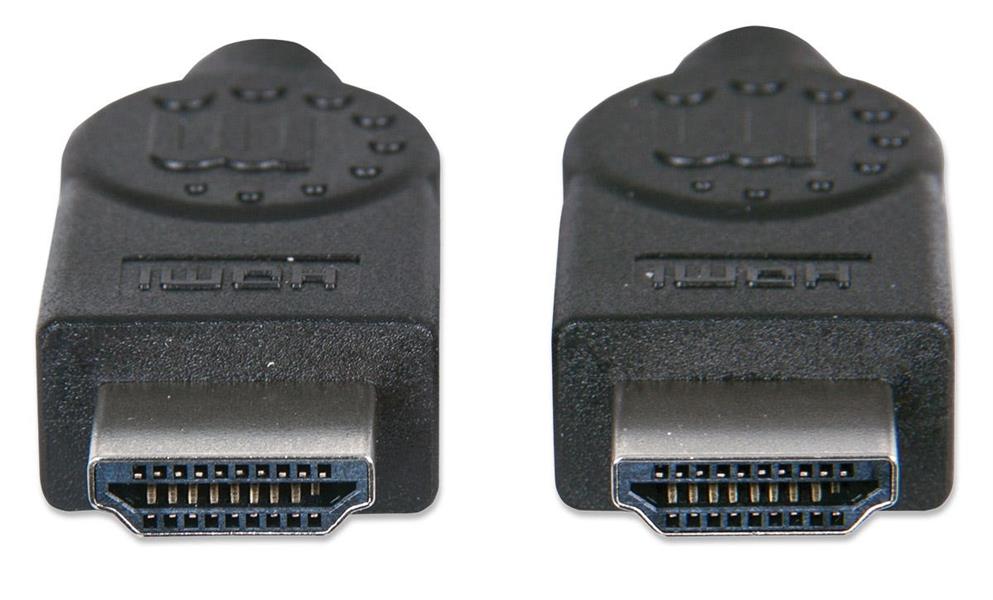 Manhattan 308434 HDMI kabel 15 m HDMI Type A (Standaard) Zwart