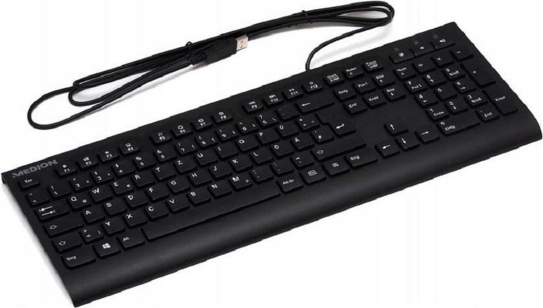 Medion USB Keyboard Black [ Qwertz / GERMAN LAYOUT ]