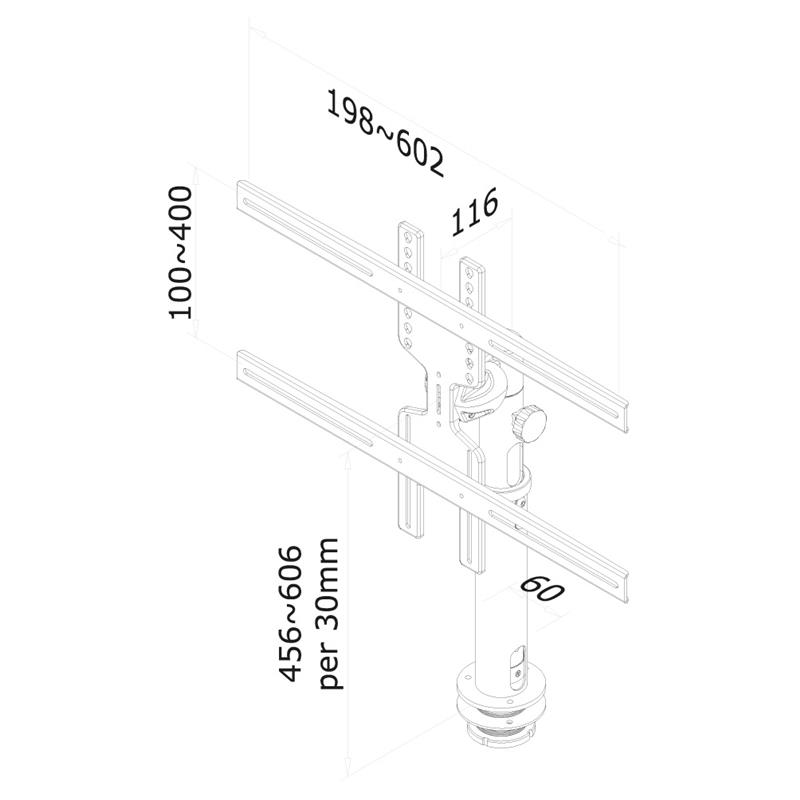 Neomounts monitorarm