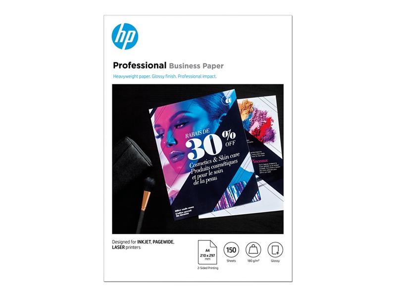HP 3VK91A papier voor inkjetprinter A4 (210x297 mm) Glans 150 vel Wit