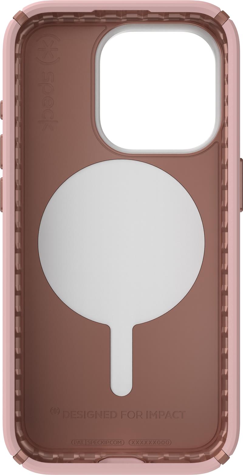 Speck Presidio2 Pro + MS Apple iPhone 15 Pro Dahlia Pink - with Microban