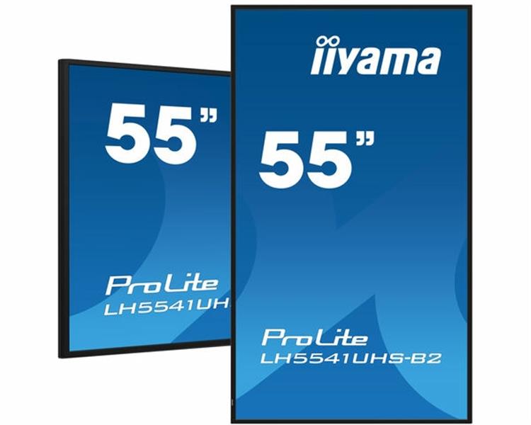 iiyama LH5541UHS-B2 beeldkrant 139,7 cm (55"") LCD 500 cd/m² 4K Ultra HD Type processor Android 8.0 18/7