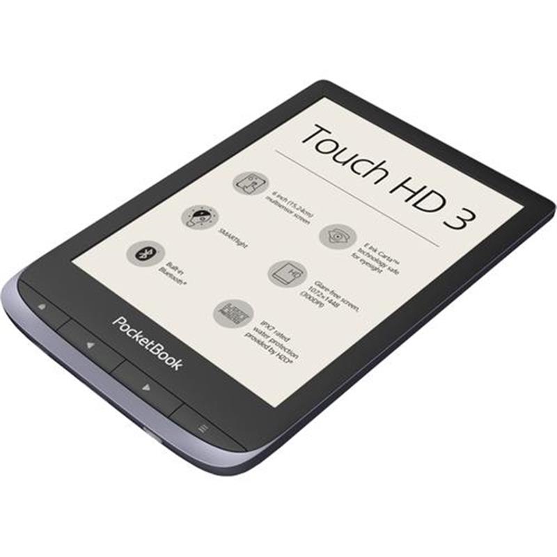 Pocketbook Touch HD 3 e-book reader Touchscreen 16 GB Wi-Fi Zwart Grijs
