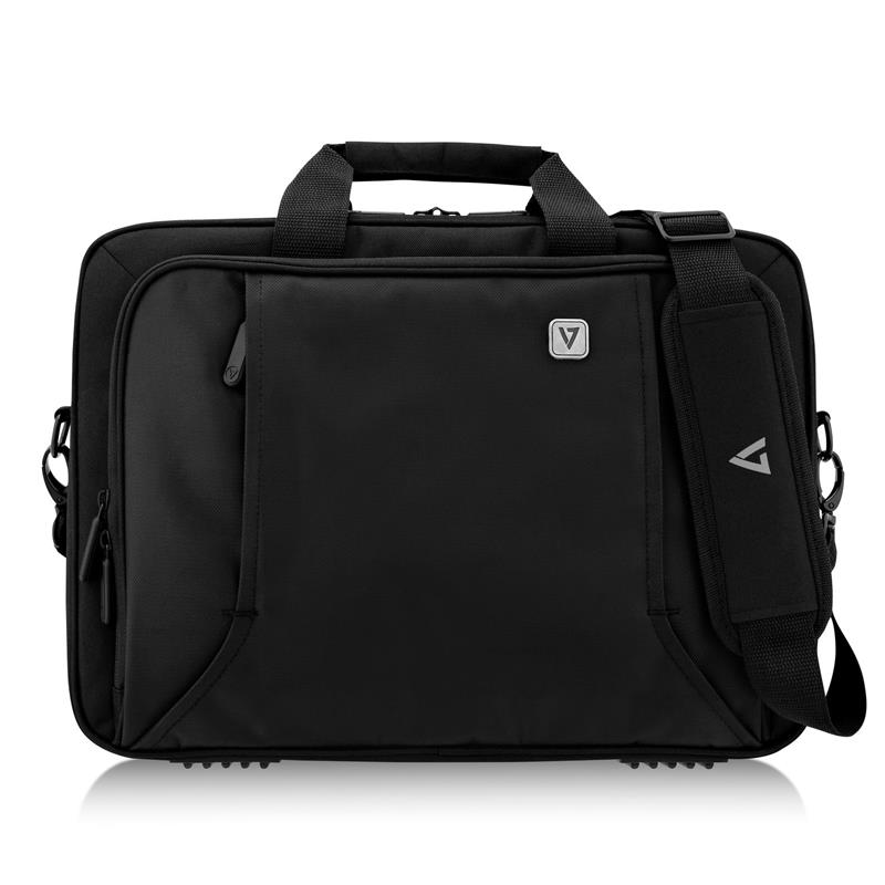 V7 CTP14-BLK-9E notebooktas 35,8 cm (14.1"") Aktetas Zwart