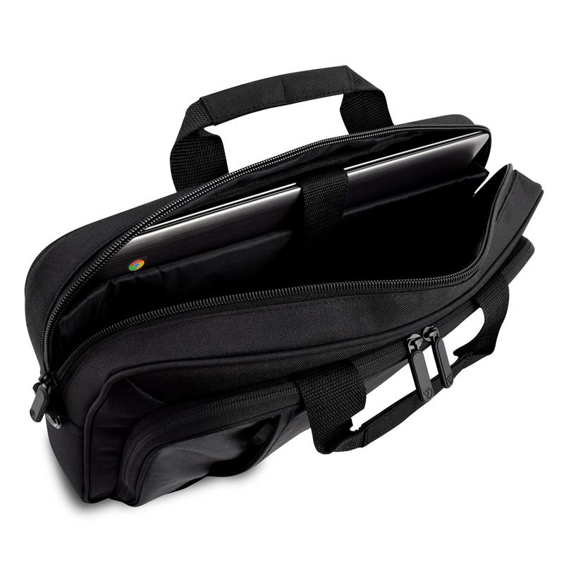 V7 CTP14-BLK-9E notebooktas 35,8 cm (14.1"") Aktetas Zwart