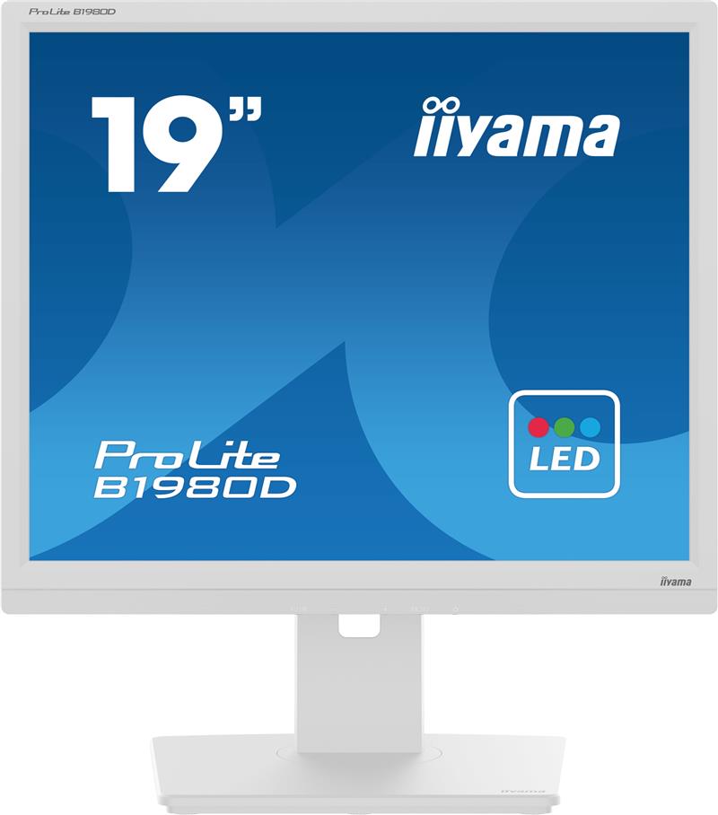 iiyama ProLite B1980D-W5 computer monitor 48,3 cm (19"") 1280 x 1024 Pixels SXGA LCD Wit
