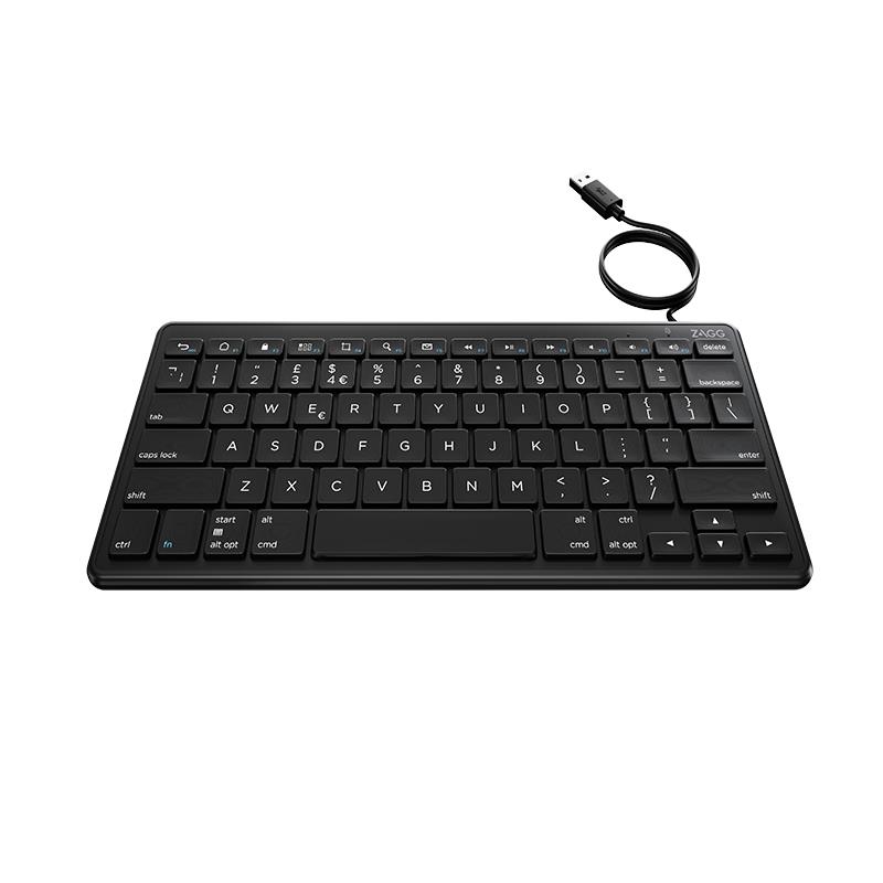 ZAGG 103202237 toetsenbord USB QWERTY Brits Engels Zwart