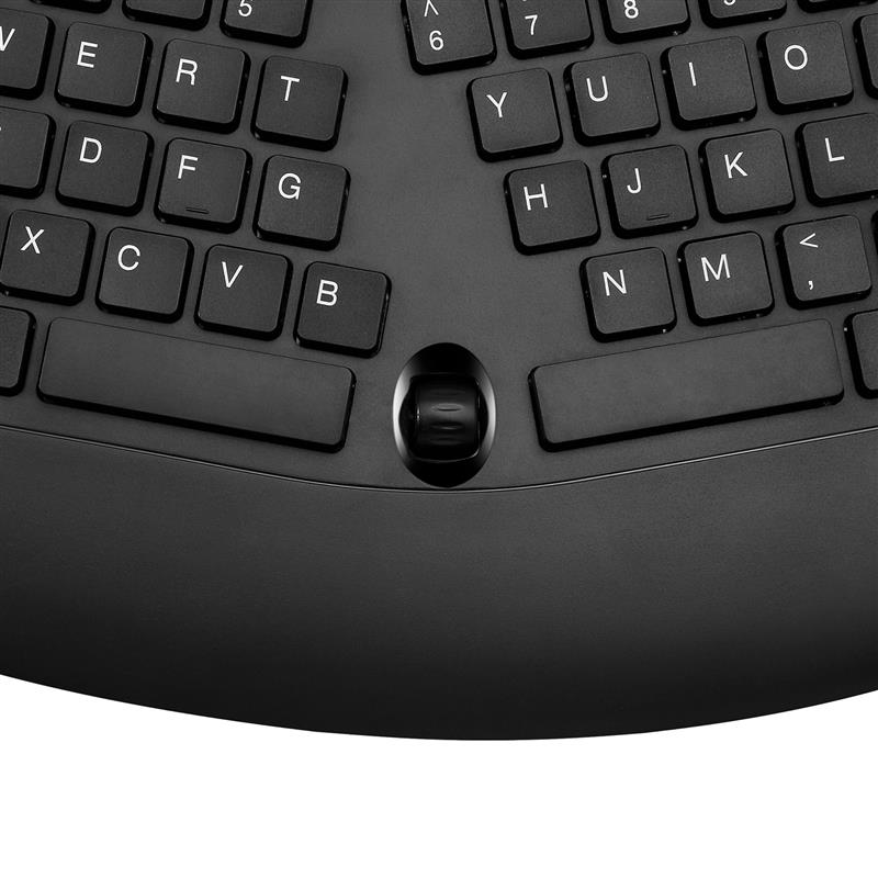 Adesso WKB-1600CB toetsenbord RF Draadloos QWERTY Amerikaans Engels Zwart