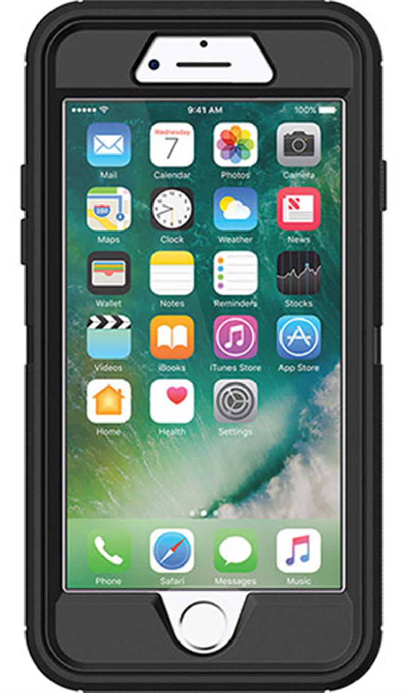 OtterBox Defender Series voor Apple iPhone SE (2nd gen)/8/7, zwart