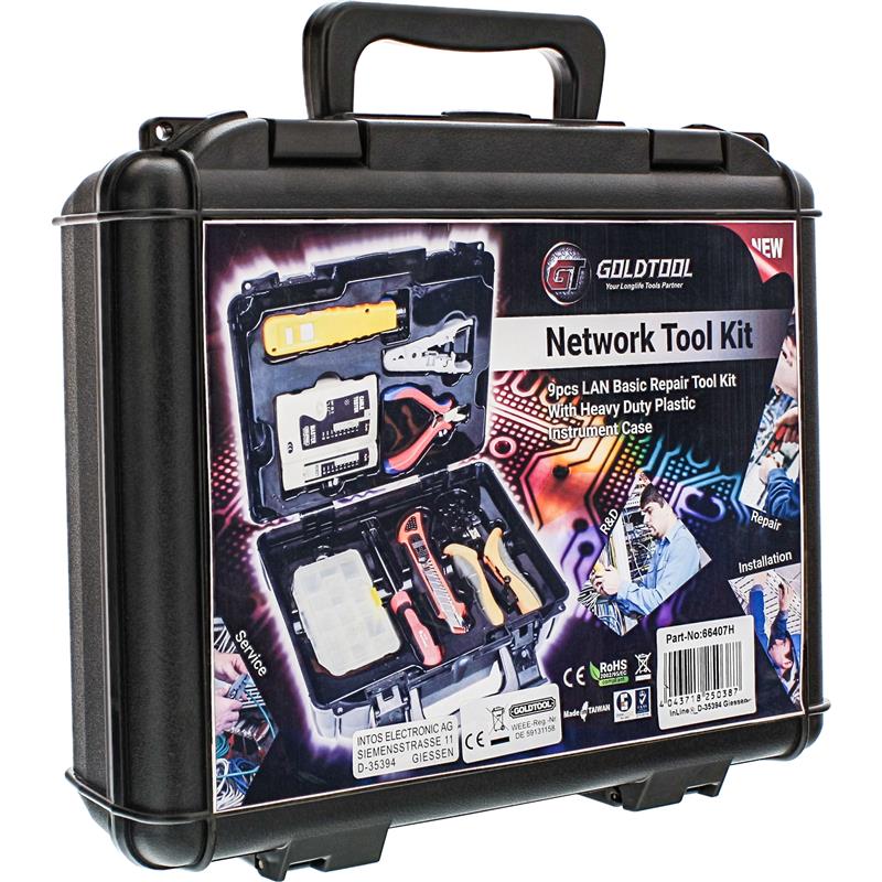 Network basic repair tool kit with tester